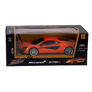Koolgeschwindegkeet radiographesch kontrolléiert Auto McLaren 1:24 570s orange
