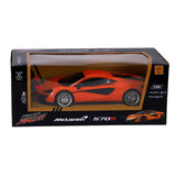 Koolgeschwindegkeet radiographesch kontrolléiert Auto McLaren 1:24 570s orange