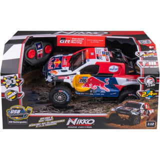 Nikko igrače nikko rc pro truck 1:12: toyota gazoo racing al-attiyah (10561 10560)