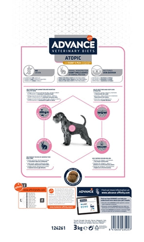Advance Veterinary Diet Dog Atopic Sensitive Skin Grain -Gratis derma
