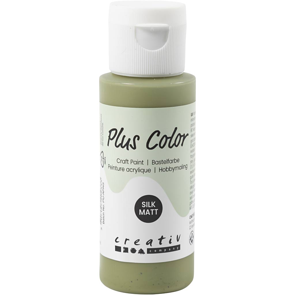 Plus color acrylic paint, eucalyptus, 60 ml 1 bottle