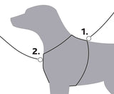 Trixie Dog Harness Premium Draw Fuchsia Grey