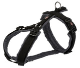 Trixie Dog Harness Premium Draw Black Gray