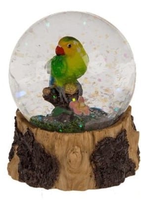 Toi-Toys Animal World Snow Bol Parrot Green