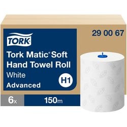 Tork H1 Matic Advanced white 2-ply hand towel roll