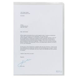 Rexel L-shaped folders A4 transparent