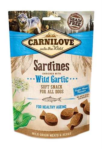 Carnilove lanche macio sardinha que desejava alho