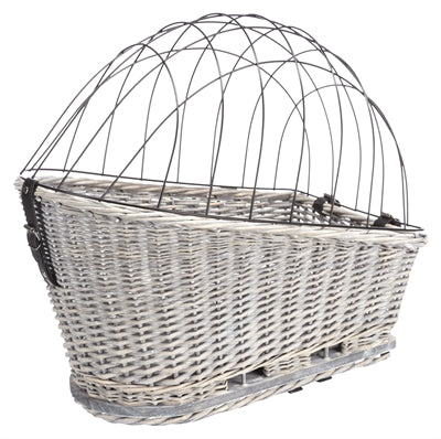 Trixie bicycle basket luggage rack with gray gray