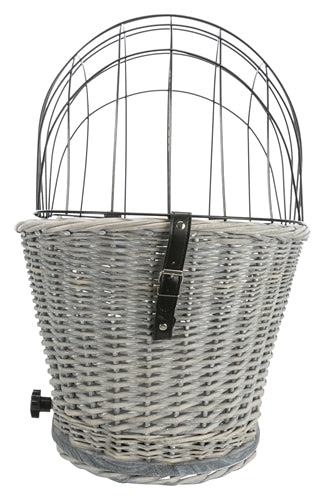 Trixie bicycle basket luggage rack with gray gray