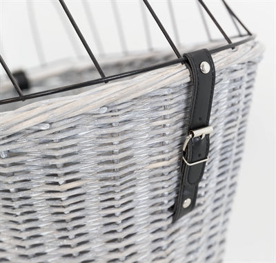 Trixie bicycle basket luggage rack with gray gray
