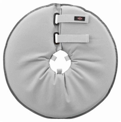 Trixie protective collar foam rubber gray