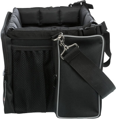 Trixie cykelkurv til styring af nylon sort grå