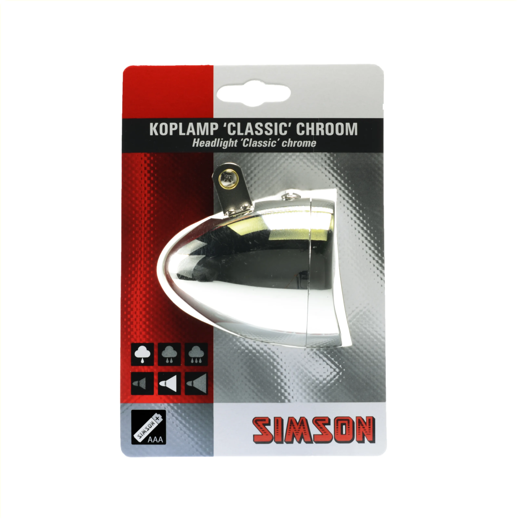 Simson Rufflicht klassesch Chrome