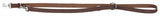 Trixie dog leash rustic adjustable fat leather dark brown