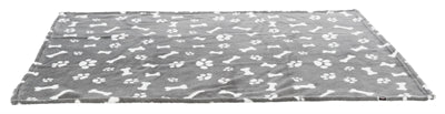 Trixie dog blanket kenny fleece bone legs gray