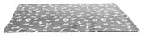 Trixie dog blanket kenny fleece bone legs gray
