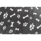 Trixie pasja odeja Kenny Fleece Bone Noge sive