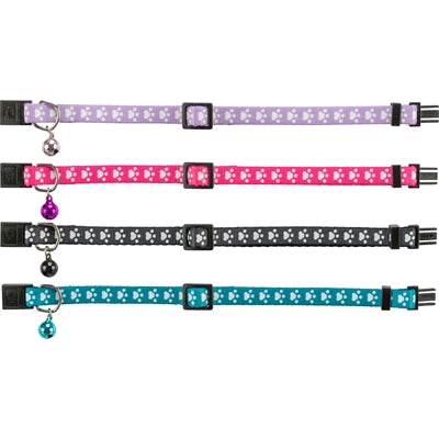 Trixie collar cat print leg elastic assorti