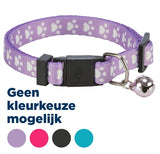 Trixie collar cat print leg elastic assorti