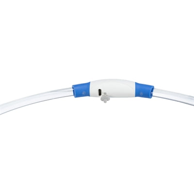 Trixie collar USB flash light luminous rechargeable TPU blue