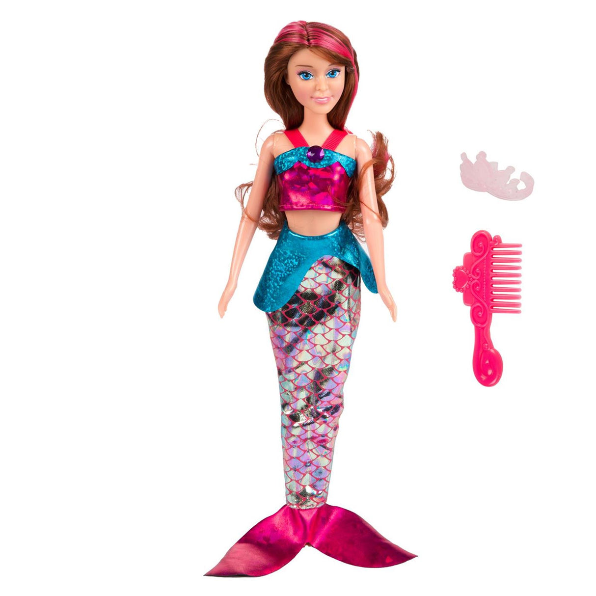 Muñeca de moda Lauren miss sirena con accesorios