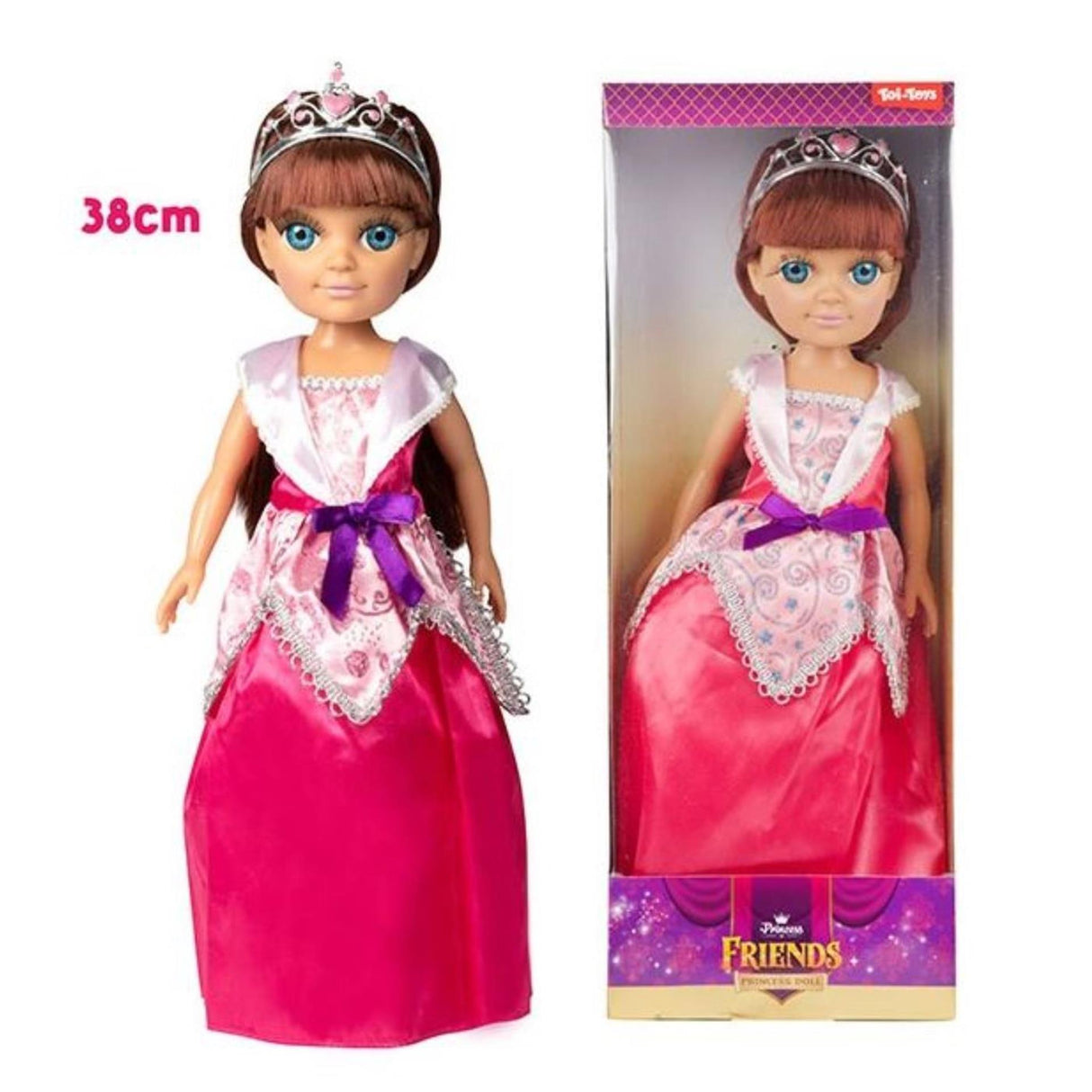 Toi-toys muñeca princesa amigas princesa 38cm