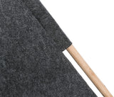 Trixie cat basket tipi felt anthracite