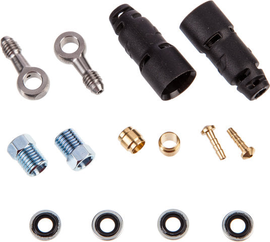 Jagwire mountain pro quick-fit adapter connection kit for brake hoses