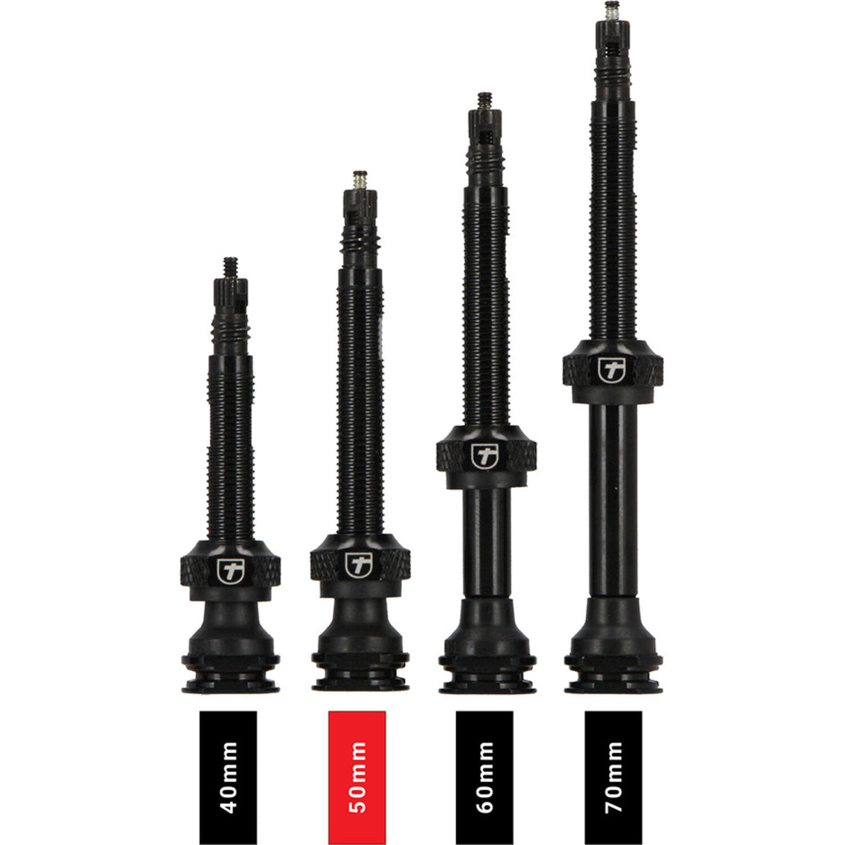 Trivio - tubeless ventiel zwart fvt