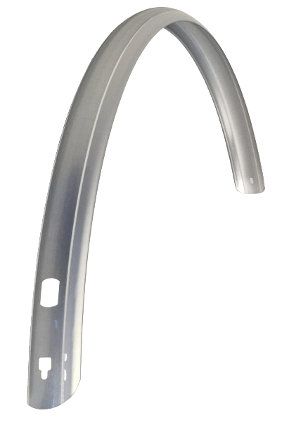 SKS Fender posteriore da 28 pollici di plastica da 45 mm in argento