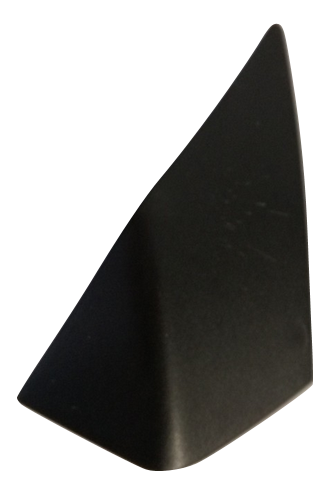 Gazelle Plastic Bicycle Rank - Izquierda a la derecha - 83.5 mm - Negro