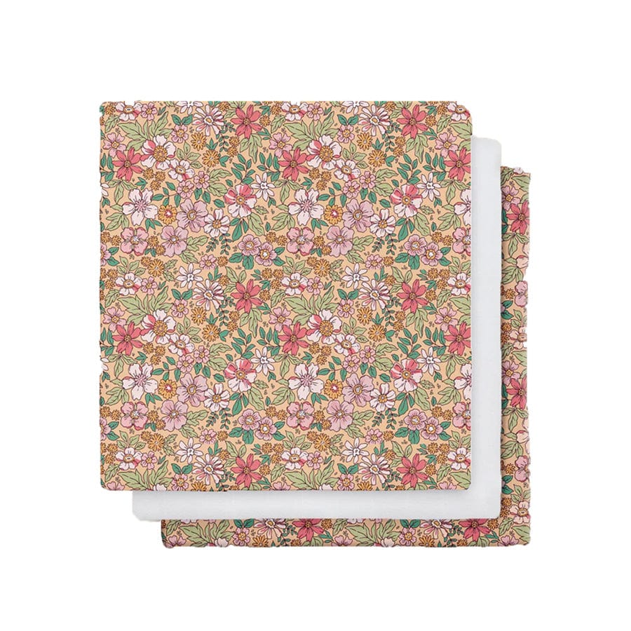 Blossom | multicolored hydrophilic cloths 60 x 60 cm - 3 pieces