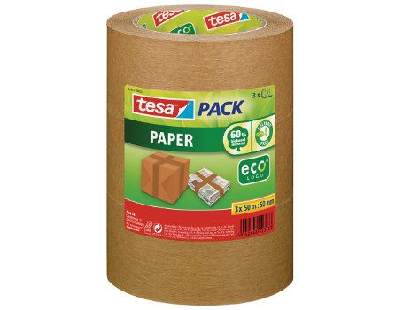 TESA embalaža trak rjava 3 x 50m x 50mm