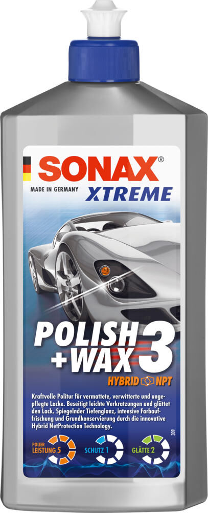 Sonax auto polijstmiddel xtreme polish+wax 3 hybrid npt