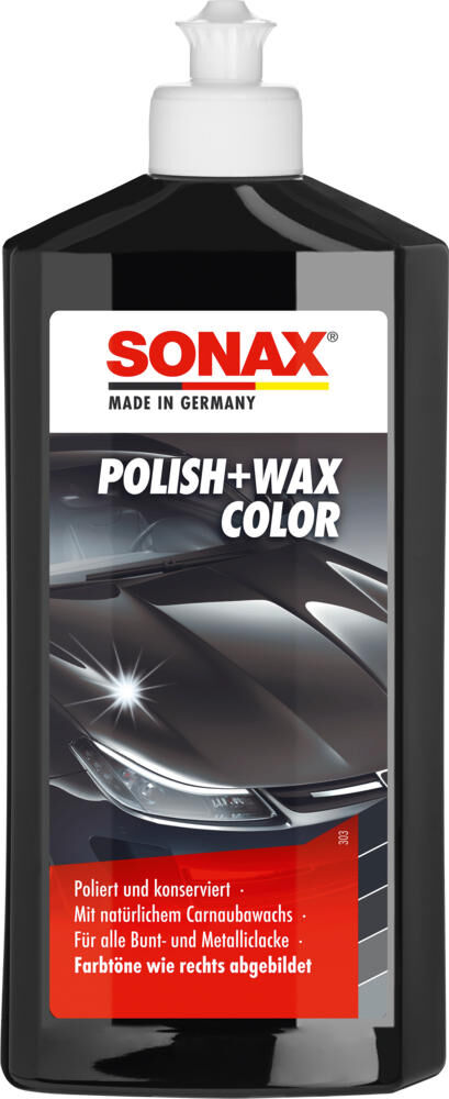 Sonax auto polijstmiddel polish wax color nanopro