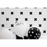 North Wall Wallpaper Fabulous World Cross White and Black