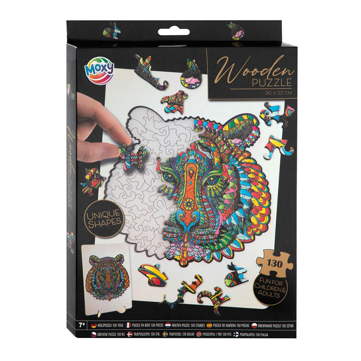 Gruppo artigianale creativo Wooden puzzle Lion, 140st.