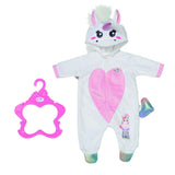 Zapf baby born unicorn onesie 43 cm