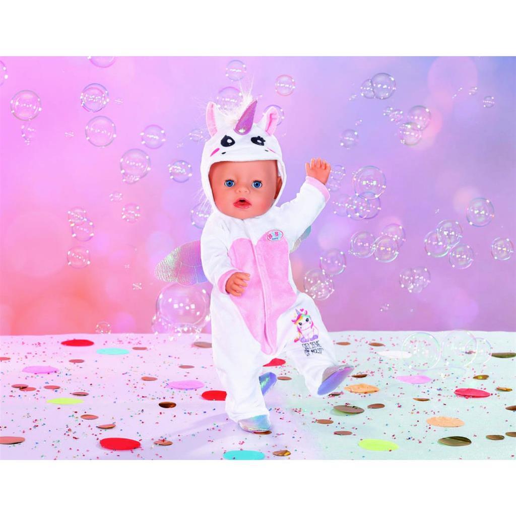 Zapf baby born unicorn onesie 43 cm