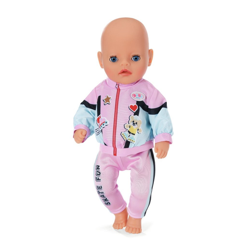 Baby geborenes Jogging -Outfit Pink Black
