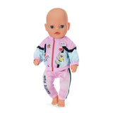 Baby geborenes Jogging -Outfit Pink Black