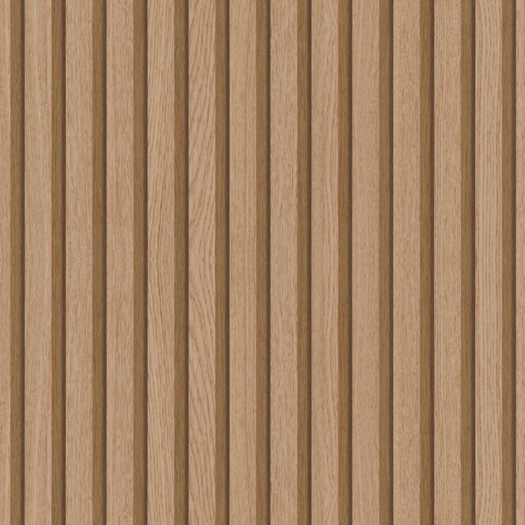 Papier peint mural nord botanica lattes en bois marron