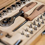 Brüchte Mannesmann 41-Deel Socket Schlëssel Set Bambus