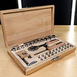 Brüder Mannesmann 41-Dart Socket Key Set Bambus