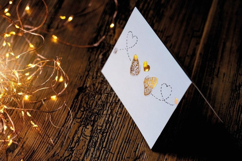 Avery AV-53282 Étiquette de papier d'aluminium Z-Design Creative Pack une feuille de coeurs d'or