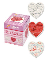 Avery AV-56813 Decosticker Box Harten 3 Designs