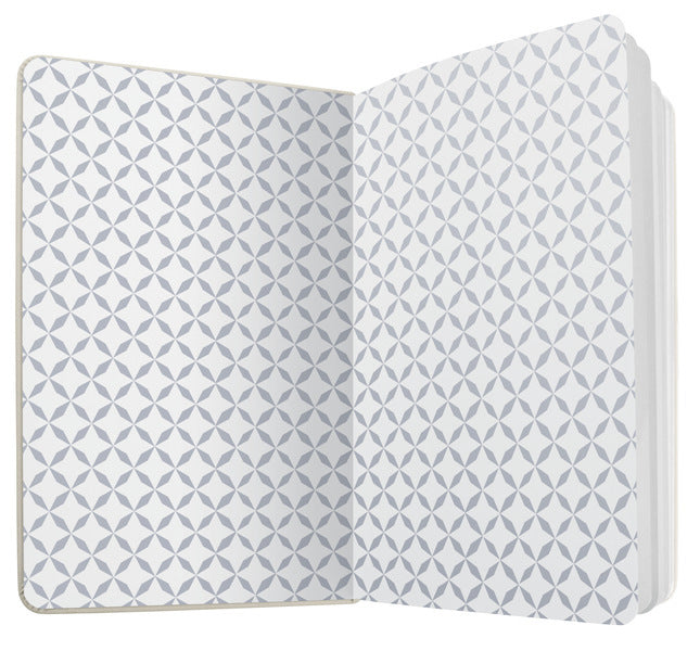 Notebook Sigel SI-JN126 Jolie Flair A6 Glacier doublé à couverture rigide 174 Page 80G