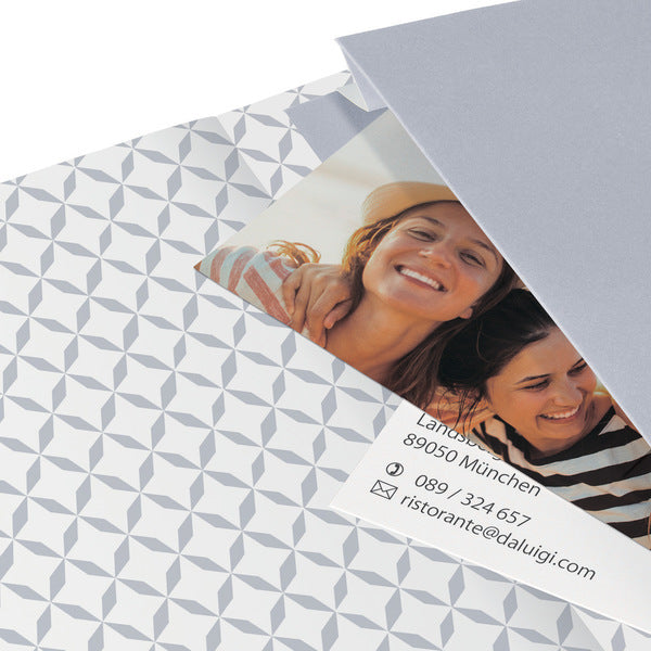 Notebook Sigel SI-JN126 Jolie Flair A6 Glacier doublé à couverture rigide 174 Page 80G
