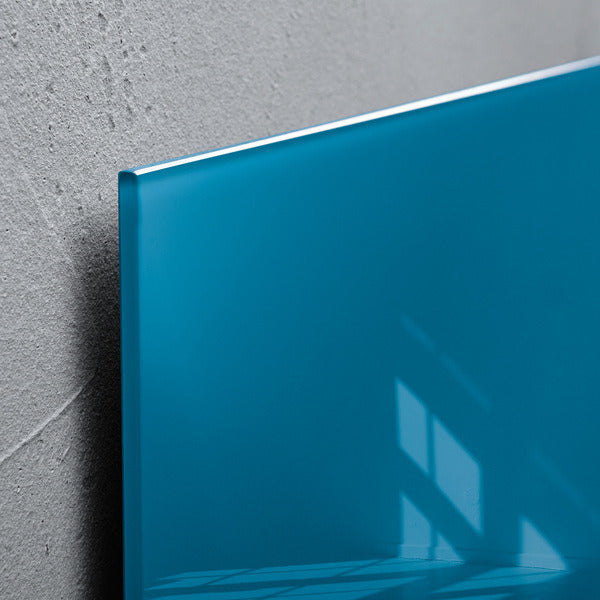 Sigel si-gl252 glass magnetic board artverum 480x480x15mm petrol blue