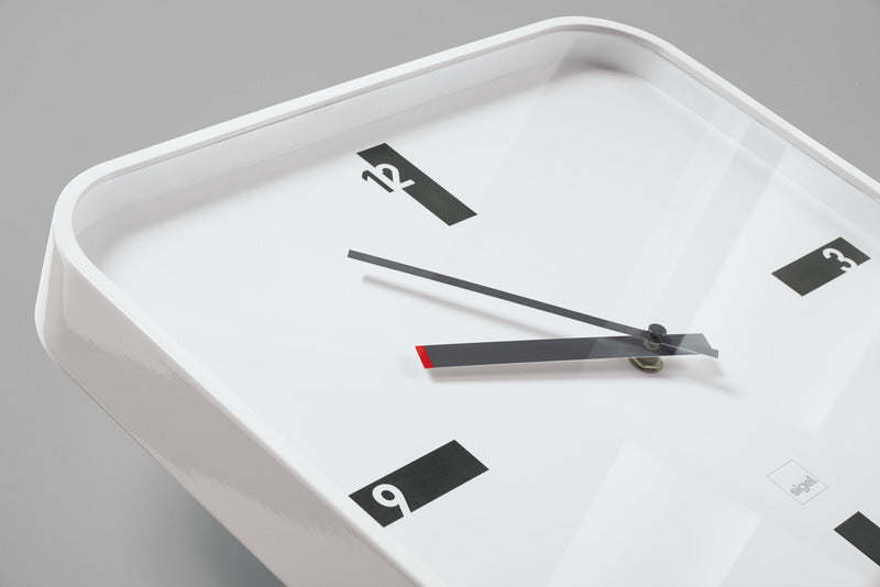 SIGEL SI-WU122 Clock Wall Arteempus Mezo White avec une montre de quartz